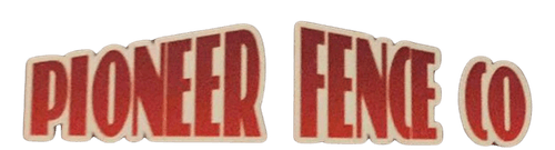 Pioneer Fence Company - Logo