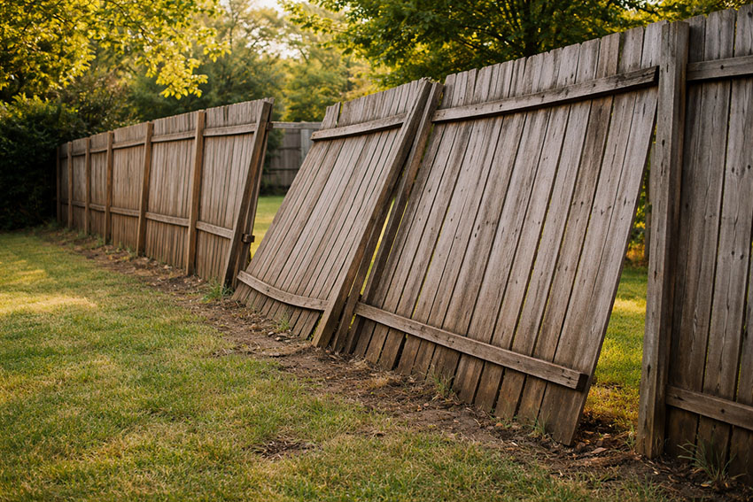 Common Signs You Need Fence Repair Right Away